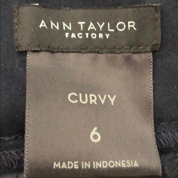 Navy Ann Taylor trousers - Curvy Style - Picture 2 of 2